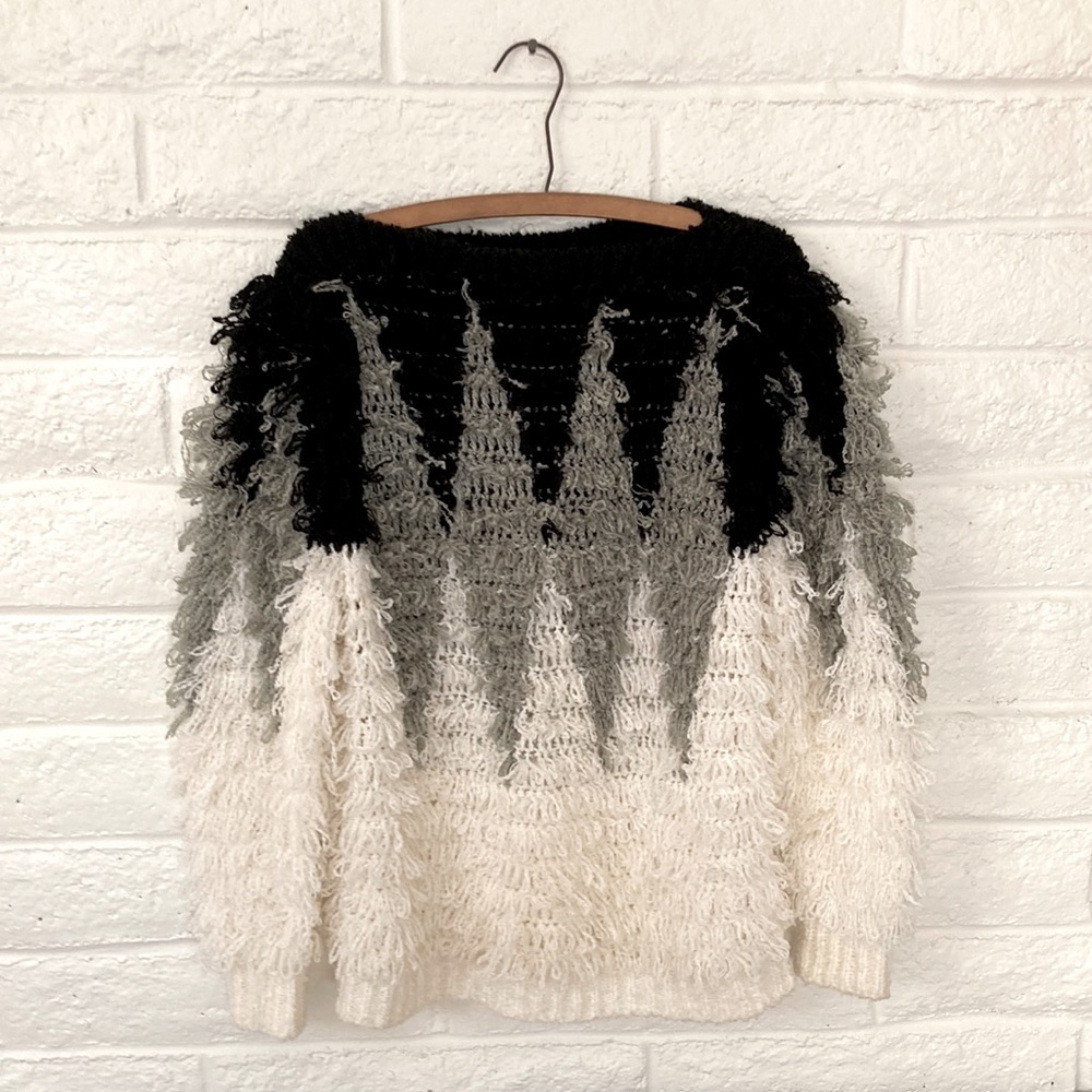 Vintage Answers by Riddles Inc 80s Shaggy Sweater